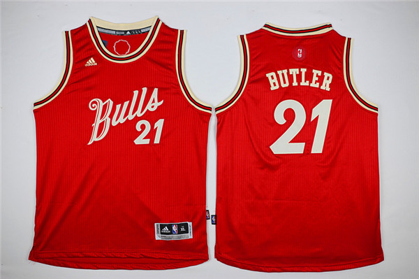 NBA Youth Chicago Bulls #21 Butler red Game Nike Jerseys->->Youth Jersey